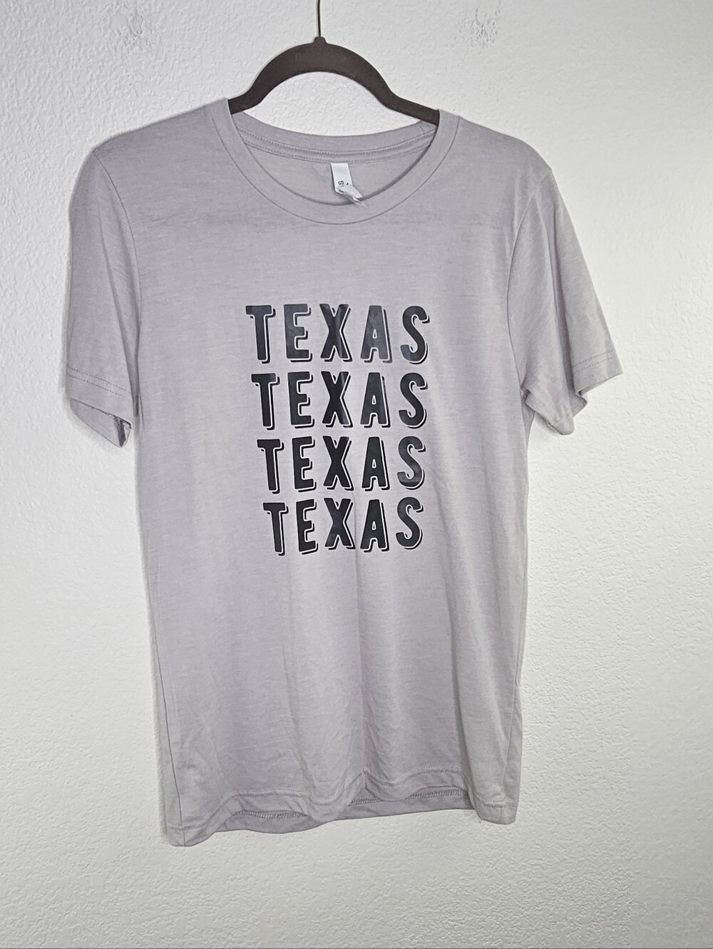 Texas Slate Gray Tshirt Small New